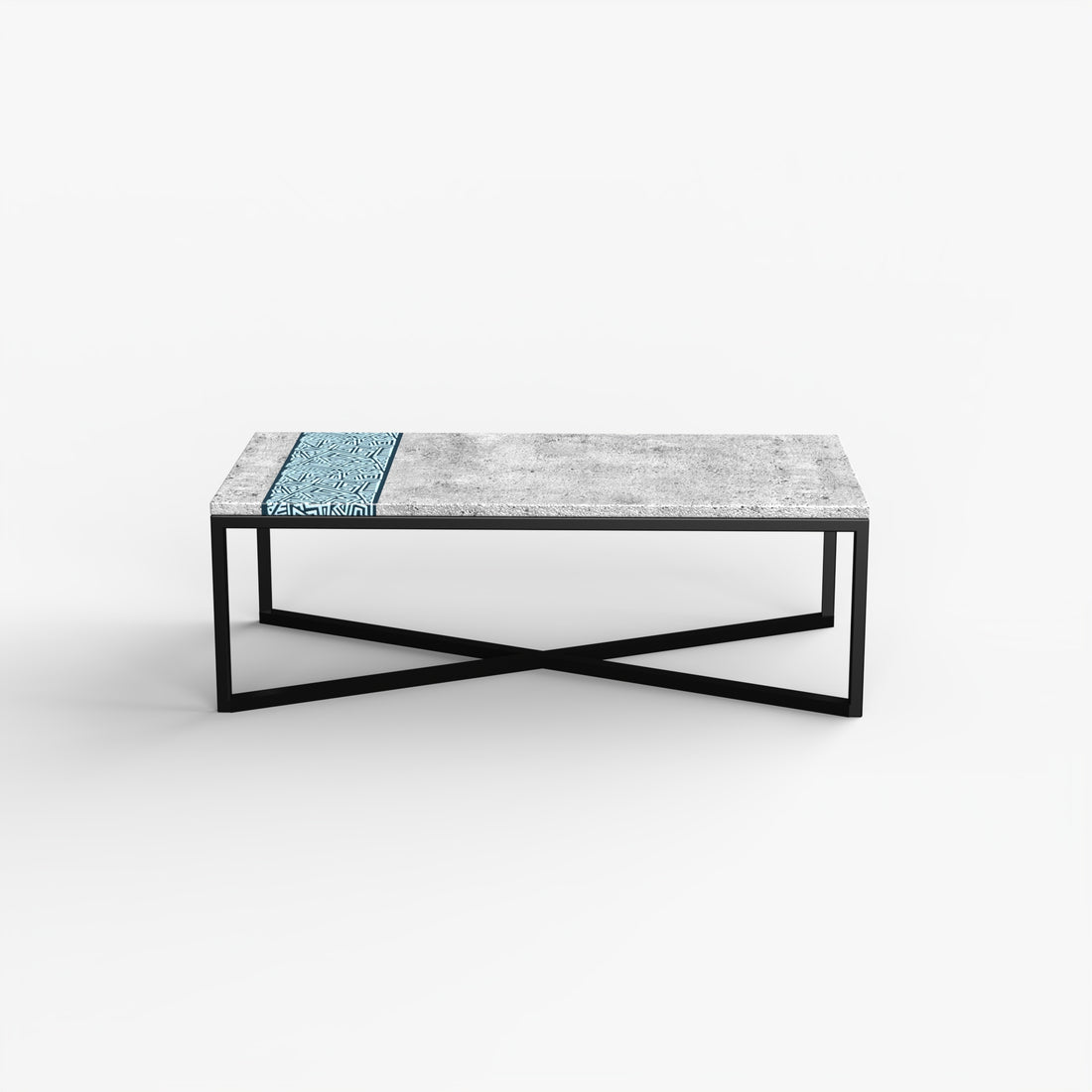 Itura Coffee Table (Blue concrete patterned) Home Office Garden | HOG-HomeOfficeGarden | online marketplace