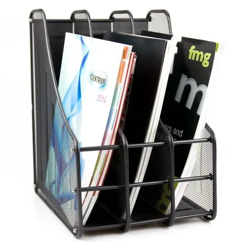 3 Tier Metal Mesh Magazine Stand Home Office Garden | HOG-Home Office Garden | HOG-Home Office Garden