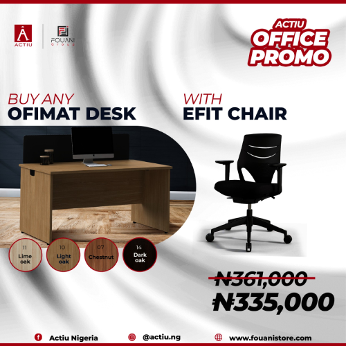 Actiu Ofimat Desk + EFIT Chair Promo. Home Office Garden | HOG-HomeOfficeGarden | online marketplace
