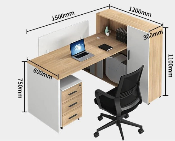 2 Seater Cubicles Workstation with Storage. Order @HOG 