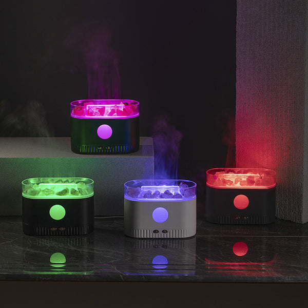 3D Flame Natural Stone Humidifier Home Office Garden | HOG-HomeOfficeGarden | online marketplace