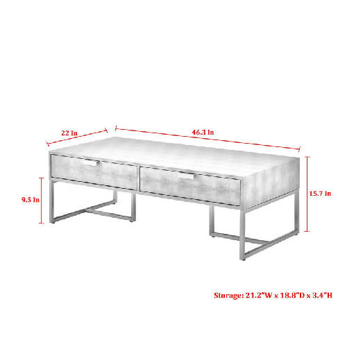 Coffee Table with Drawers-Grey Home, Office, Garden online marketplace