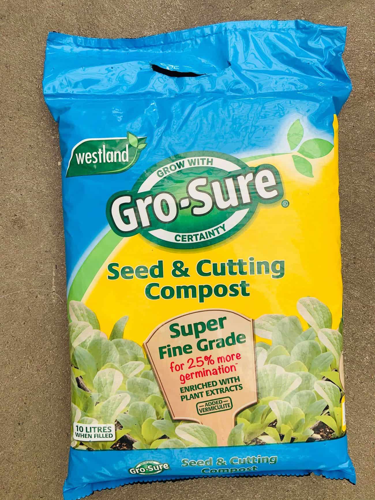 Gro- Sure Seed & Cutting Compost 10 Litres Home Office Garden | HOG-HomeOfficeGarden | online marketplace