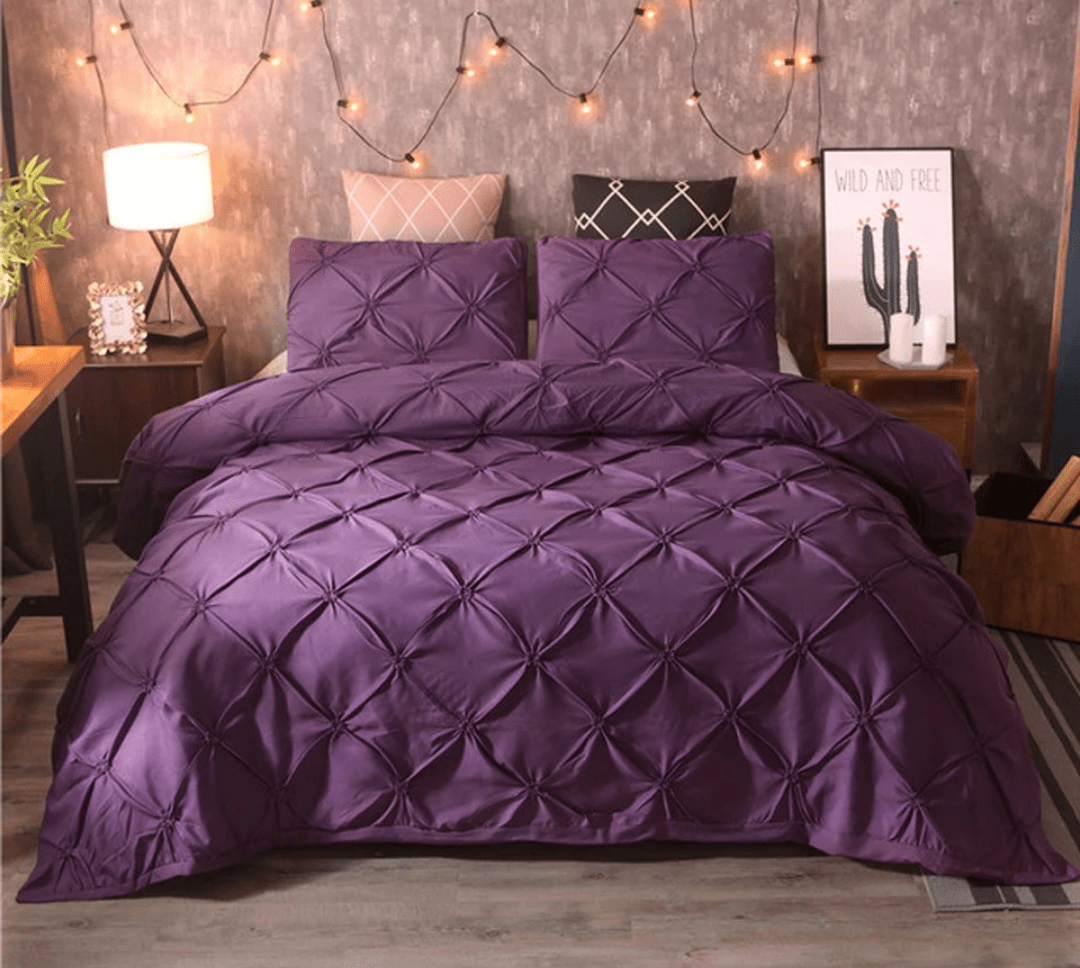 8 100%  America cotton bedding set uniquely designed and do not wither or spoil with every wash-PURPLE. Home Office Garden | HOG-HomeOfficeGarden | online marketplace