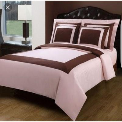 9 Pieces Bedding Sets - Pink & Brown Home Office Garden | HOG-HomeOfficeGarden | online marketplace