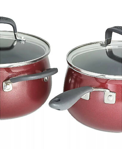 Belgique Nonstick Aluminum Red 12-pc. Cookware Set Home, Office, Garden online marketplace