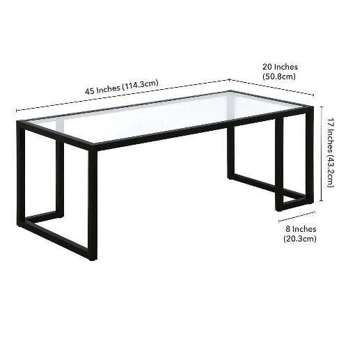 Glass Top Coffee Table Set