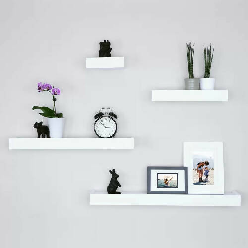 Modern 4 Piece Floating Shelf Set Home, Office, Garden online marketplace