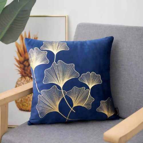 Bronzing Geometric Velvet Pillow Case