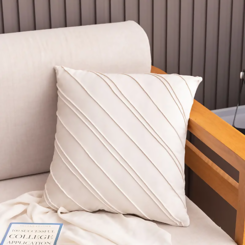 Velvet Stripe Cushion Cover 45x45cm
