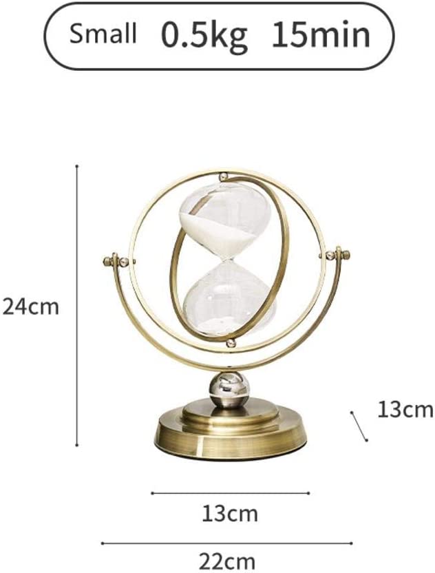 Rotating Globe Metal Hourglass | HOG-Home. Office. Garden online marketplace