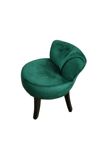 Vanity Chair Wood Legs (Green) Home Office Garden | HOG-HomeOfficeGarden | online marketplace