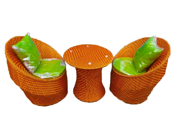 Culture Made Garden Patio Seating Chair and Table Set
