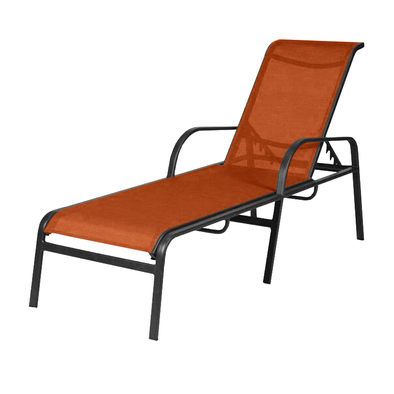 Abaco Orange Tone Sling Chaise Home Office Garden | HOG-HomeOfficeGarden | online marketplace