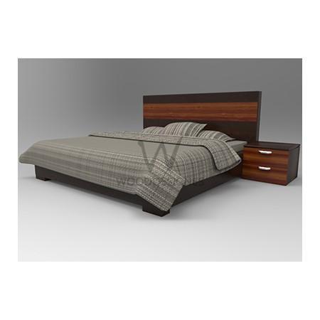 Adelia Series; 6 x 6 Feet Bedframe (Dark-brown and Mansonia) Home Office Garden | HOG-HomeOfficeGarden | online marketplace