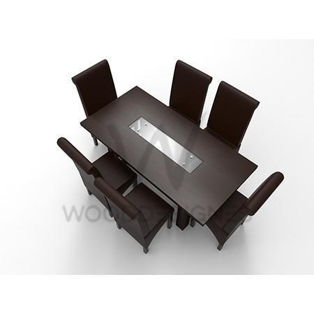alvar-deluxe-series-6-seater-dining-set-dark-brown-663944790036 HomeOfficeGarden Home Office Garden | HOG-HomeOfficeGarden | HOG