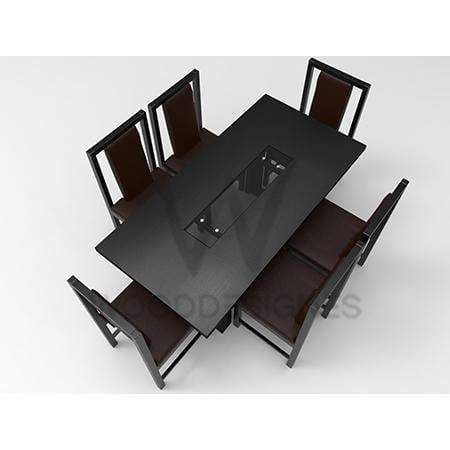 alvar-pad-series-6-seater-dining-black-656395993108 HomeOficeGarden HomeOffice Garden | HOG-HomeOfficeGarden | HOG