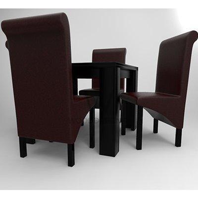 amon-deluxe-series-4-seater-dining-set-black-30418589780 HomeOfficeGarden Home Office Garden | HOG-HomeOfficeGarden | HOG 