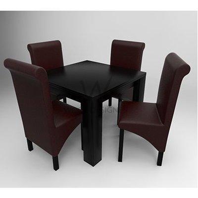 amon-deluxe-series-4-seater-dining-set-black-30418598036 HomeOfficeGarden Home Office Garden | HOG-HomeOfficeGarden | HOG