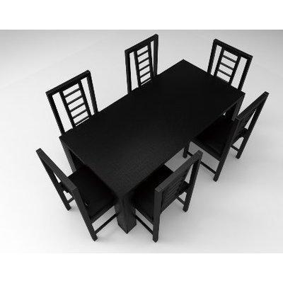 amon-series-6-seater-dining-set-black-30428449108   HomeOfficeGardenHome Office Garden | HOG-HomeOfficeGarden | HOG