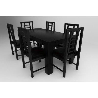 amon-series-6-seater-dining-set-black-30428449108 HomeOfficeGardenHome Office Garden | HOG-HomeOfficeGarden | HOG