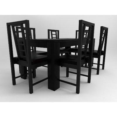 amon-series-6-seater-dining-set-black-30428449108 HomeOfficeGardenHome Office Garden | HOG-HomeOfficeGarden | HOG