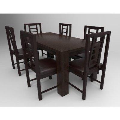 amon-series-6-seater-dining-set-dark-brown-30427103380  HomeOfficeGardenHome Office Garden | HOG-HomeOfficeGarden | HOG