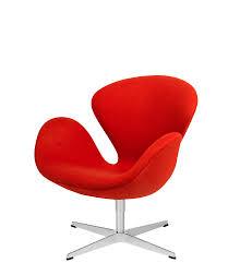 Arne Jacobsen Swan Lounge Arm Chair- Red