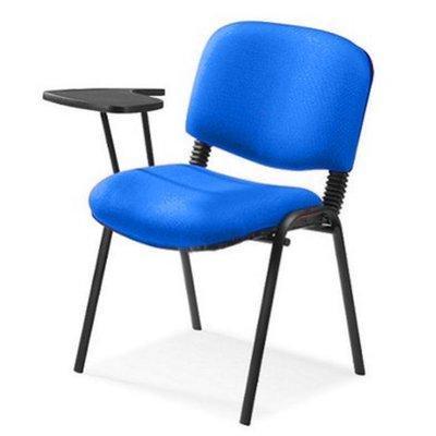 Chair with writing pad  - Blue