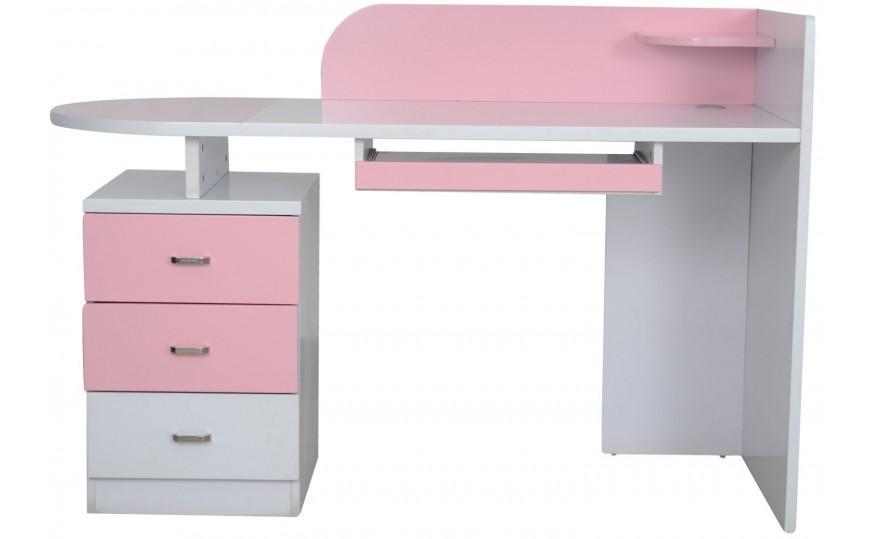 Elsie Pink Study Table For Girls Home Office Garden | HOG-HomeOfficeGarden | online marketplace