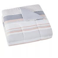 FiDEL California King Grace 3-piece Reversible Stripe Comforter Set