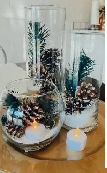 Glass Vases(3 piece set) Home Office Garden | HOG-HomeOfficeGarden | online marketplace