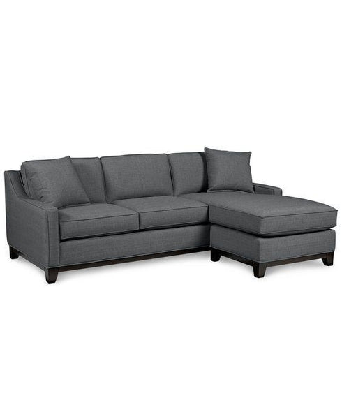 Keegan Fabric 2 Piece Sectional Sofa