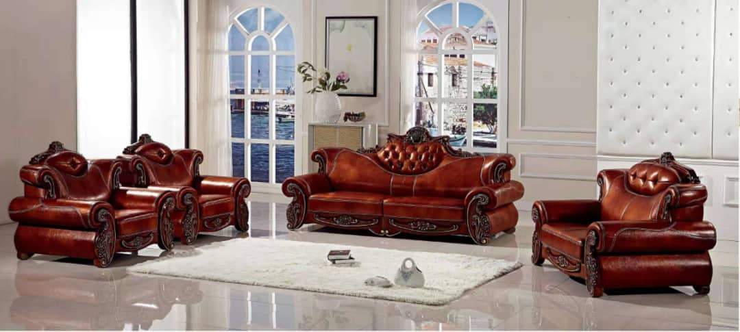 Leather Sofa Set-B602