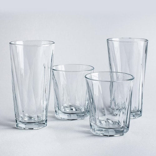 Libbey Trafford Drinking Glasses - 20pcs