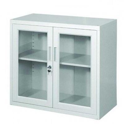 Low Height Glass Door Metal Cabinet