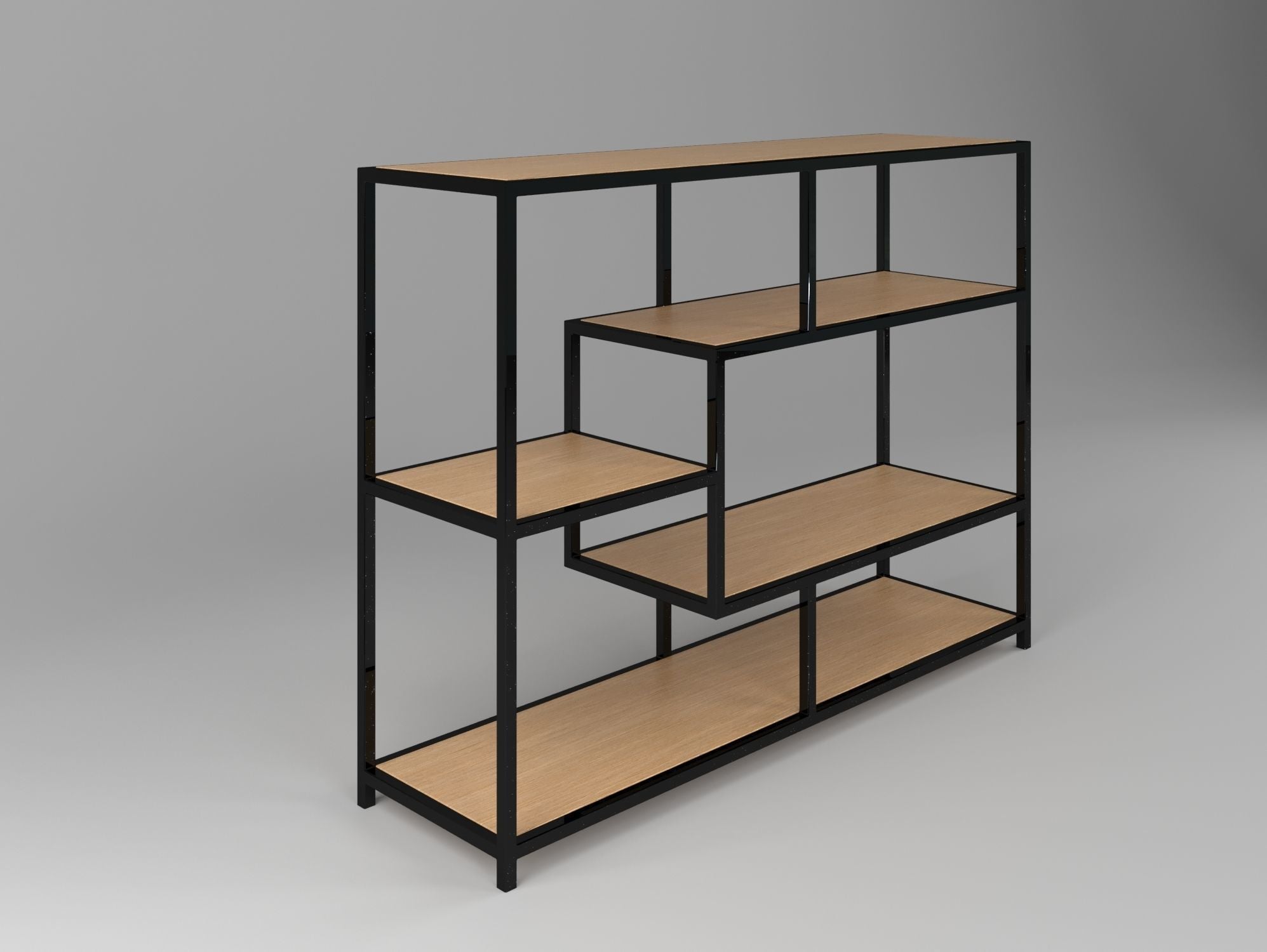 Metal Frame with Wooden Shelves  Home Office Garden | HOG-HomeOfficeGarden | online marketplace