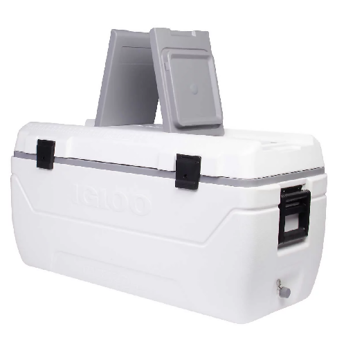 Igloo 165-quart Maxcold Chest Cooler With Butterfly Quick Access Hatch - 41.25 x 17.75 x 22.6 Inches