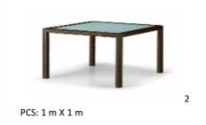 Outdoor Patio Wicker/Ratttan Furniture - Table