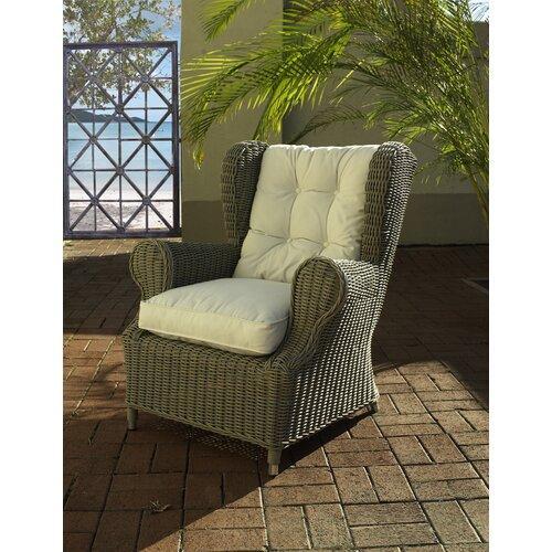 Maspeth outdoor woven best sale patio chair with cushion