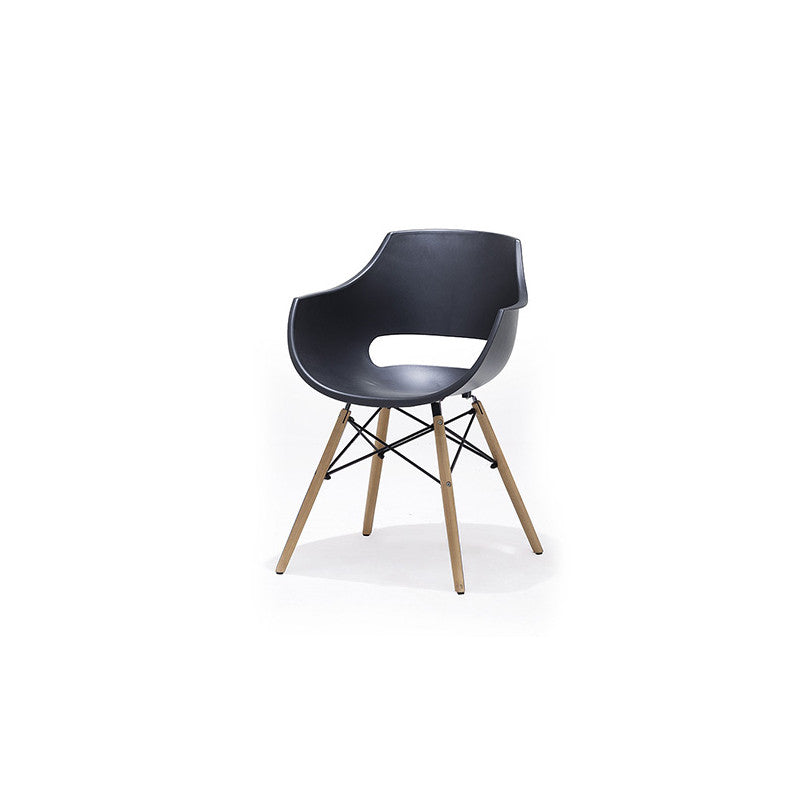 Rock Modern Dining Chair with Wooden Legs | HOG- Home. Office. Garden online marketplace