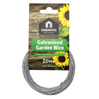 Shedmates Galvanised Wire Kingfisher | 1.2mm x 20m Home Office Garden | HOG-HomeOfficeGarden | online marketplace